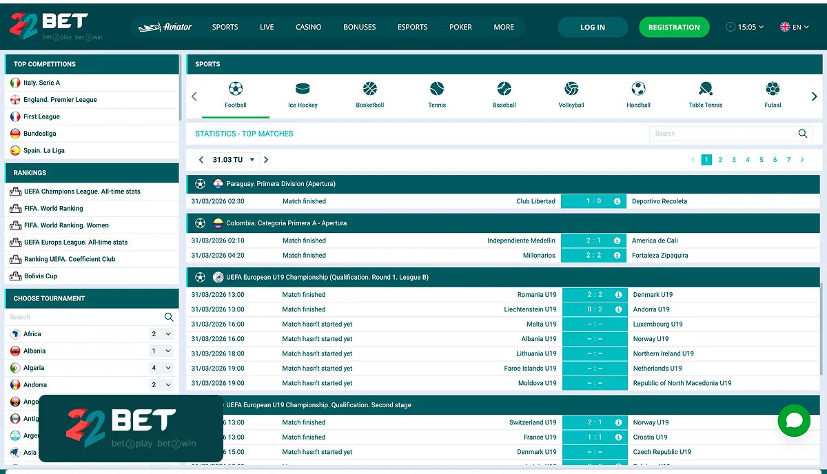 22Bet Online Betting Platform 22Bet Online Betting Platform